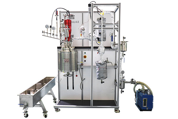 5L熔融聚合反應釜成套裝置正視圖